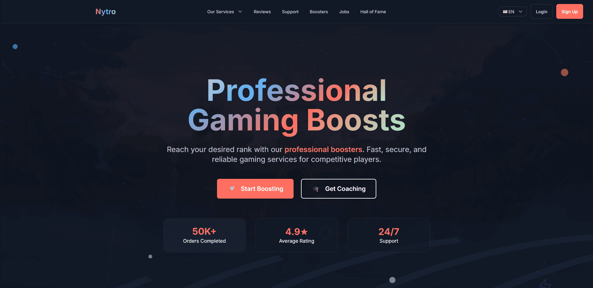 Nytro Website preview